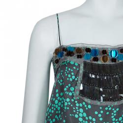 Pre Owned M Missoni Multicolor Dotted Dress M