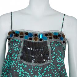 Pre Owned M Missoni Multicolor Dotted Dress M