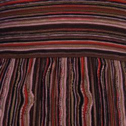 مملوكة مسبقًا M Missoni Striped Short Sleeve Dress S