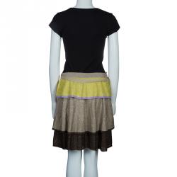 مملوكة مسبقًا  M Missoni Metallic Tricolor Skirt L