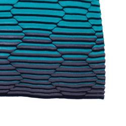 مملوكة مسبقًا M Missoni Blue Tonal Crochet Knit Top L