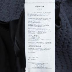 Pre Owned M Missoni Grey Knit Maxi Skirt S