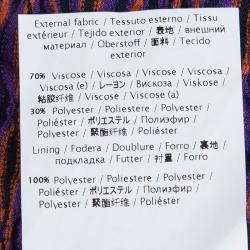 Pre Owned M Missoni Multicolor Knit Sleeveless Sheath Dress M