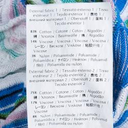 Pre Owned M Missoni Multicolor Knit Short Sleeve Top S