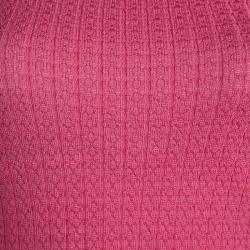 Pre Owned توب إم ميزوني بلا أكمام تريكو وردي S