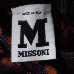 مملوكة مسبقًا فستان ماكسي أم ميزوني تريكو متعدد الألوان ظهر مفرغ