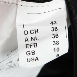 Pre Owned M Missoni Multicolor Knit Sleeveless Belted Dress M