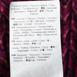 Pre Owned M Missoni Multicolor Knit Sleeveless Belted Dress M