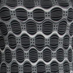 Pre Owned فستان ماكسي أم ميزوني تريكو رصاصي متعدد الألوان أكمام طويلة S