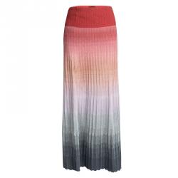 M Missoni Multicolor Ombre Knit Sleeveless Top and Maxi Skirt Set S