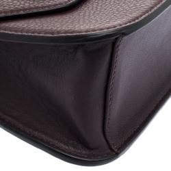 Pre Owned Mackage Burgundy Leather Mini Novaki Crossbody Bag