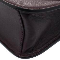 Pre Owned Mackage Burgundy Leather Mini Novaki Crossbody Bag