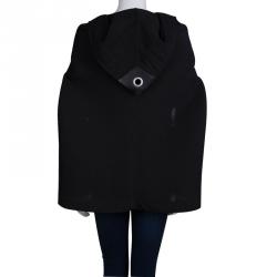Pre Owned Maison Martin Margiela Black Hooded Cape S