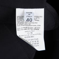 Pre Owned Maison Martin Margiela Black Hooded Cape S