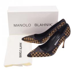 مملوكة مسبقًا حذاء كعب عالي مانولو بلانيك فيكتور بيج مقاس 38