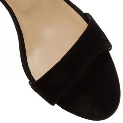 Pre Owned Manolo Blahnik Black Suede Catalina D'orsay Pumps 38.5