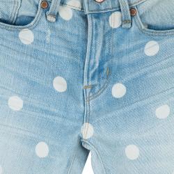 مملوكة مسبقًا بنطلون جينز ممزق مارك باي مارك جاكوبس ليلي منقط أزرق  S