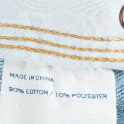 مملوكة مسبقًا بنطلون جينز ممزق مارك باي مارك جاكوبس ليلي منقط أزرق  S