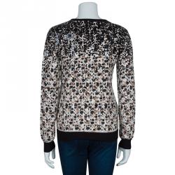 Marc by Marc Jacobs Leopard Print Sequin Embellished Sweater XS