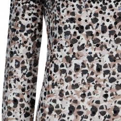 Marc by Marc Jacobs Leopard Print Sequin Embellished Sweater XS