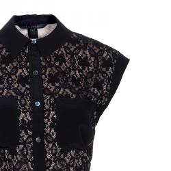 Pre Owned بلاي سوت مارك باي مارك جاكوبس ليلى دانتيل أسود S