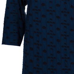 Pre Owned فستان مارك باي مارك جاكوبس بأزرار أمامية أزرق كحلي  M