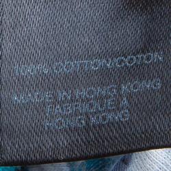 Pre Owned Marc by Marc Jacobs Blue Striped A-line Knit Dress L