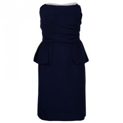 Marc by Marc Jacobs Navy Blue Strapless Dress L