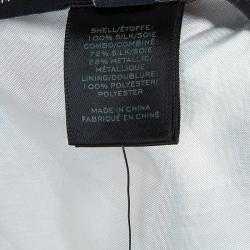 Pre Owned Marc by Marc Jacobs White Printed Lurex Insert Sleeveless Dress M