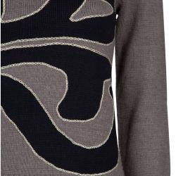 مملوكة مسبقًا Marc by Marc Jacobs Beige and Black Sweater S