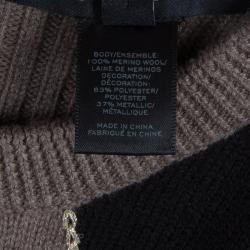 مملوكة مسبقًا Marc by Marc Jacobs Beige and Black Sweater S