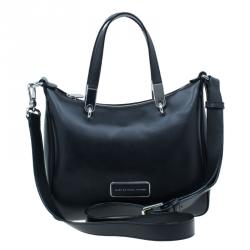 Pre Owned Marc by Marc Jacobs Black Leather Ninja Nano Crossbody Bag