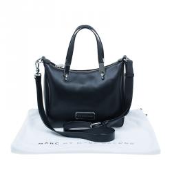 Pre Owned Marc by Marc Jacobs Black Leather Ninja Nano Crossbody Bag