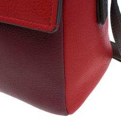 Pre Owned Marc by Marc Jacobs Cabernet Red Leather Diana Satchel