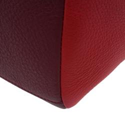 Pre Owned Marc by Marc Jacobs Cabernet Red Leather Diana Satchel