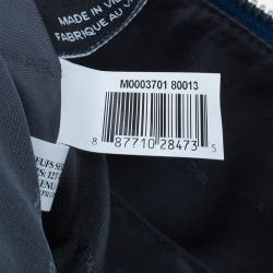 Pre Owned Marc by Marc Jacobs Blue/Green Lizard Stamped Take Me Tote 