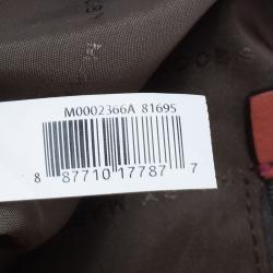 Pre Owned حقيبة مارك باي مارك جاكوبس واتس ذا تي وردي جلد ثنائي اللون