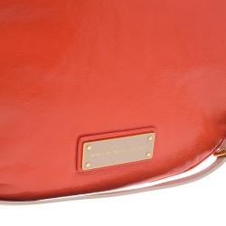 Pre Owned Marc by Marc Jacobs Orange Patent Leather Too Hot To Handle Hobo