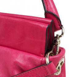 Pre Owned Marc by Marc Jacobs Pink Leather Marchive Hilli Hobo