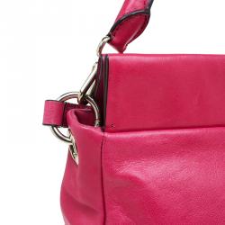 Pre Owned Marc by Marc Jacobs Pink Leather Marchive Hilli Hobo