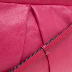 Pre Owned Marc by Marc Jacobs Pink Leather Marchive Hilli Hobo