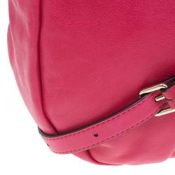 Pre Owned Marc by Marc Jacobs Pink Leather Marchive Hilli Hobo