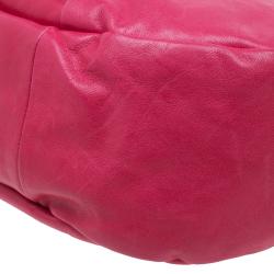 Pre Owned Marc by Marc Jacobs Pink Leather Marchive Hilli Hobo