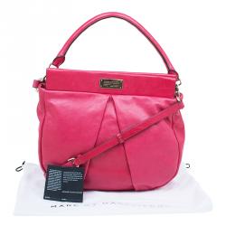 Pre Owned Marc by Marc Jacobs Pink Leather Marchive Hilli Hobo