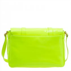 Pre Owned حقيبة كروس مارك باي مارك جاكوبس ويردي سيفتي جلد أصفر لامع 