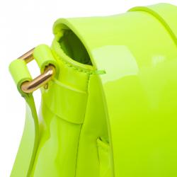 Pre Owned حقيبة كروس مارك باي مارك جاكوبس ويردي سيفتي جلد أصفر لامع 