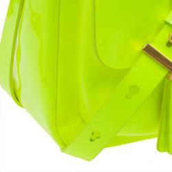 Pre Owned حقيبة كروس مارك باي مارك جاكوبس ويردي سيفتي جلد أصفر لامع 