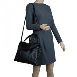 Marc By Marc Jacobs Black Leather Silicon Valley Top Handle Bag