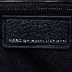 Marc By Marc Jacobs Black Leather Silicon Valley Top Handle Bag