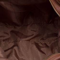 Pre Owned Marc by Marc Jacobs Brown Leather Classic Q Delancey Weekender Bag